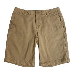 BCG Women's Khaki  Tan Shorts front & back pockets size 6